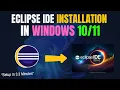 How to Install Eclipse IDE on Windows Eclipse IDE set-up For Java