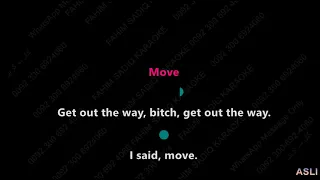 King Willonius Ludas UNC Move Bitch 1973 SAMPLE KARAOKE Lyrics 02 30 