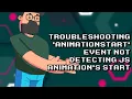 Troubleshooting JavaScript Animationstart Event Listener Detection