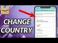 How To Change Country On Amazon App