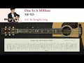 Lagu One In Million (Ne-Yo) | Fingerstyle Guitar Tab | Arr. by Sungha Jung