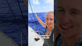WOULD YOU RISK IT? ⛵️ #oceanwaves #sailboatlife