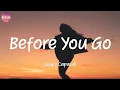Lagu Lewis Capaldi - Before You Go (Lyrics)
