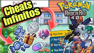 Cheat Codes Pokemon Radical Red 4 0 Rare Candy bottle cap bayas mistery Gif y mas