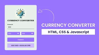 Currency Converter With JavaScript JavaScript API Project