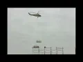 Wrigley Field lights being installed by helicopter 1988