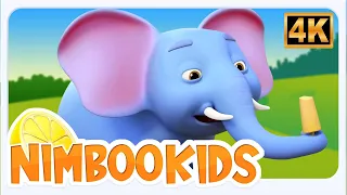 Ek Mota Hathi एक म ट ह थ Hindi Nursery Rhyme And Cartoon Song By Nimboo Kids  Ek Mota Hathi एक म ट ह थ Hindi Nursery Rhyme And Cartoon Song By Nimboo Kids