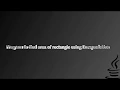 Java Program tutorial to find the area of rectangle using Encapsulation