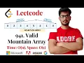 941 Valid Mountain Array Leetcode Problem