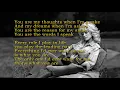 Download Lagu Dolly Parton - You Are (with lyrics)