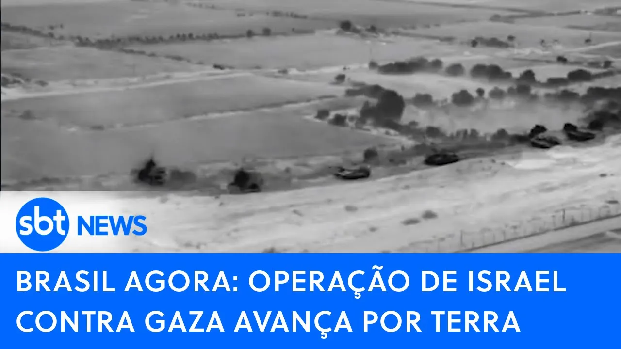 ????Brasil Agora: Operação de Israel contra Gaza avança por terra | SBT AO VIVO