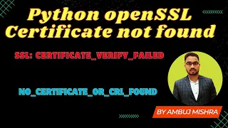 SSL CERTIFICATE - VERIFY