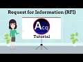 Request for Information RFI Tutorial