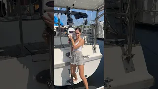 This is what land life has done to me 😆 #sailing #shorts #boatlife #mindful #demure