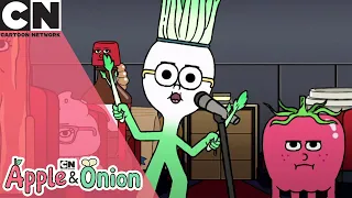 apple and onion hamburger steals the spotlight cartoon network uk 