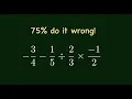 Many get this basic math problem wrong