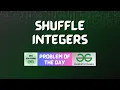 GFG POTD Shuffle integers GeeksForGeeks Problem of the Day GFG Solutions 25-11-2023