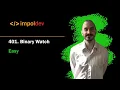 Binary Watch LeetCode 401 - Python