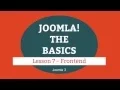 Joomla 3 Tutorial Lesson 07 Frontend joomla website design