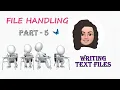 File Handling - Part 5