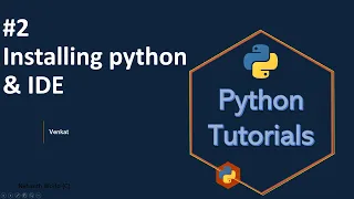 Installing python IDE pycharm python tutorials