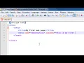 HTML and CSS Tutorial 2 - Creating our first HTML Document