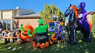 Unboxing 4 New Halloween Inflatables