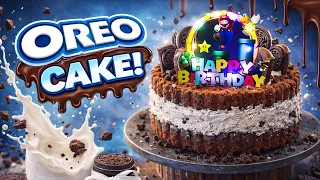СДЕЛАЛА ТОРТ как ОГРОМНОЕ печенье OREO 😱 Лучший шоколадный торт на ДР сына!