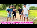Download Lagu TOHA VS  TUPIN ADU MAIN LAYANGAN SANGAT SERU//Haymin Vlog