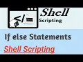 If If else Statement Shell Scripting for Beginner or Developer in Hindi