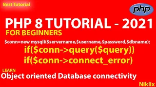 Object Oriented PHP MYSQLI Object Connection Connection Object Learn PHP Best PHP Tutorial