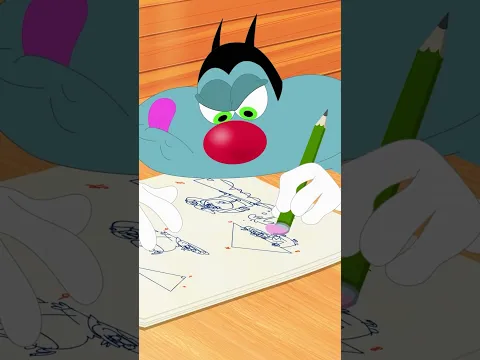Ist Oggy ein guter Schüler? #Shorts #oggy | Cartoon für Kinder