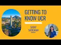 Getting to Know UCR Sadaf Sadighian