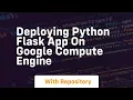 Deploying python flask app on google compute engine