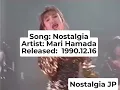 Mari Hamada - Nostalgia [English/Romaji/Kanji Lyrics]