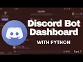 How to make a Discord Bot Dashboard with Python Flask Part 1