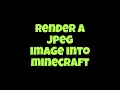 How to Build ANY Image in Minecraft with Python