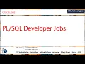 Oracle Developer Jobs 2 - 6 Years Exp Real Time Placement SQL Interview Oracle