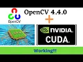 Install and use OpenCV with GPU
