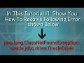 ClassNotFoundException in JDBC Solution