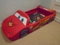 LIGHTNING McQUEEN race car bed assembly and review
