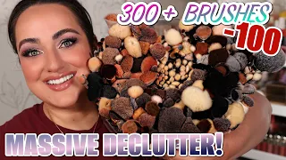 My Entire Makeup Brush Collection Declutter Got Rid of Almost 100 Brushes