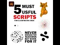 5 Most Useful Scripts for Illustrator Users Illustrator scripts Install script Scripts