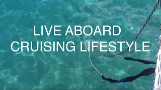 Leaving the dock, dropping anchor, spending the night, moving on.