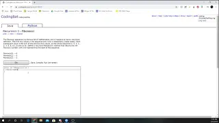 Recursion-1 fibonacci Java Tutorial Codingbat com