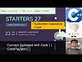 CodeChef Starter 27 Complete Solution with Logical Explanation CodePlayJatin
