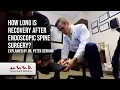 Endoscopic Spine Surgery Recovery with Dr Peter Derman - Spine Surgeon Plano TX