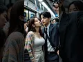 Download Lagu Crowded Seoul Subway at Rush Hour… Yet She Was Completely Still 👁️ #aiart #aigirl #bts #shorts