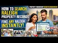 How to search Raleigh property records