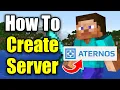 How To Create A Free Minecraft Server Using Aternos Bedrock Edition
